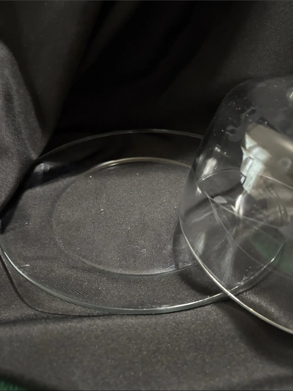 VTG Princess House Heritage Etched Crystal Domed Small Pastry/ Cheese Server